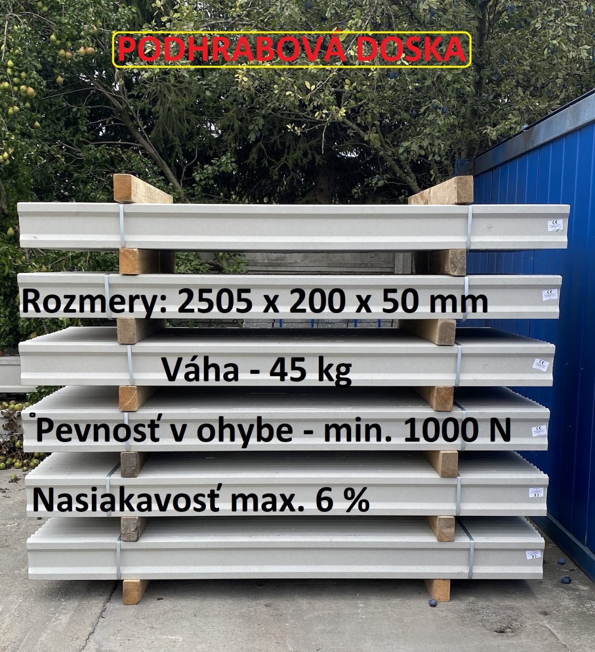 Kvalitná podhrabová doska LUKABETON klasik a konkurencia